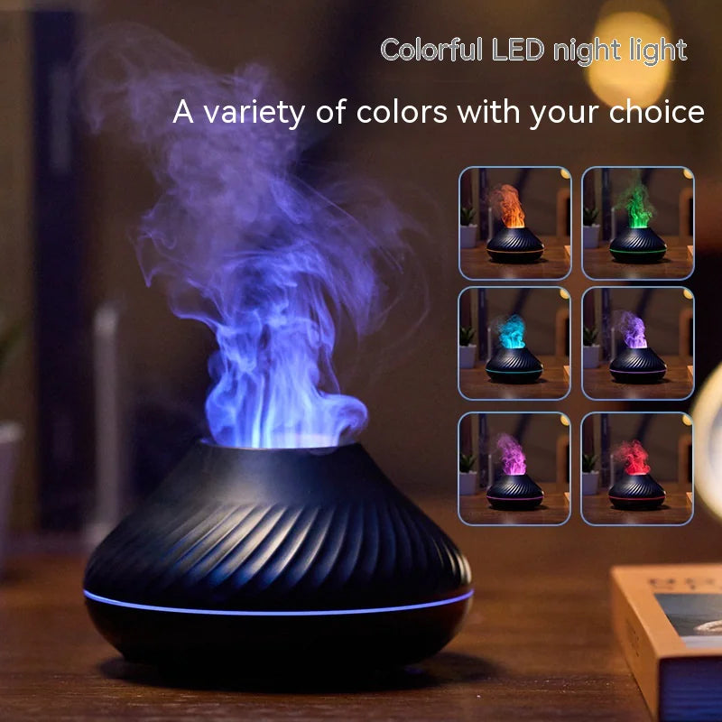 USB Aromatherapy Desk Diffuser – Colorful Flame Edition
