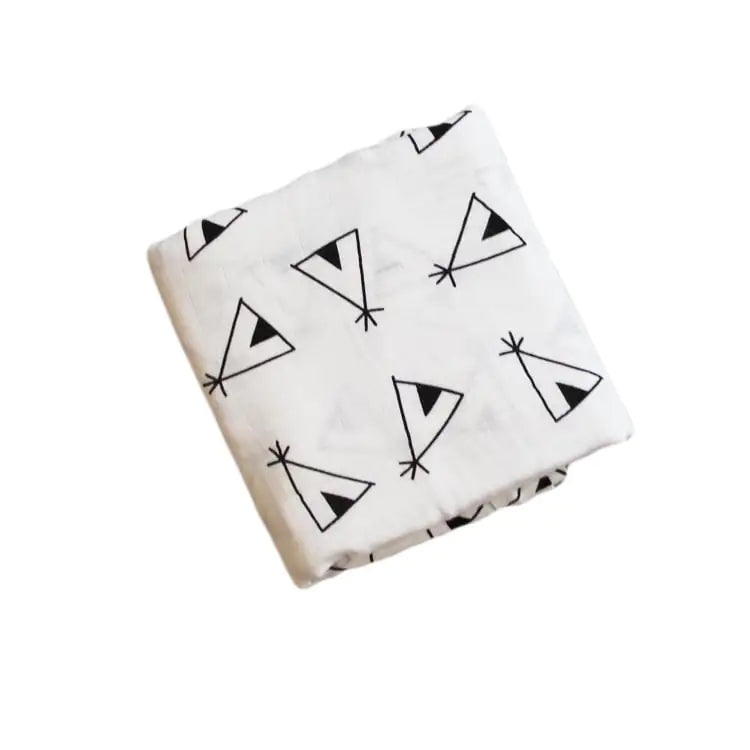 Soothing Muslin Swaddle Blanket – Calm & Breathable Comfort for Baby