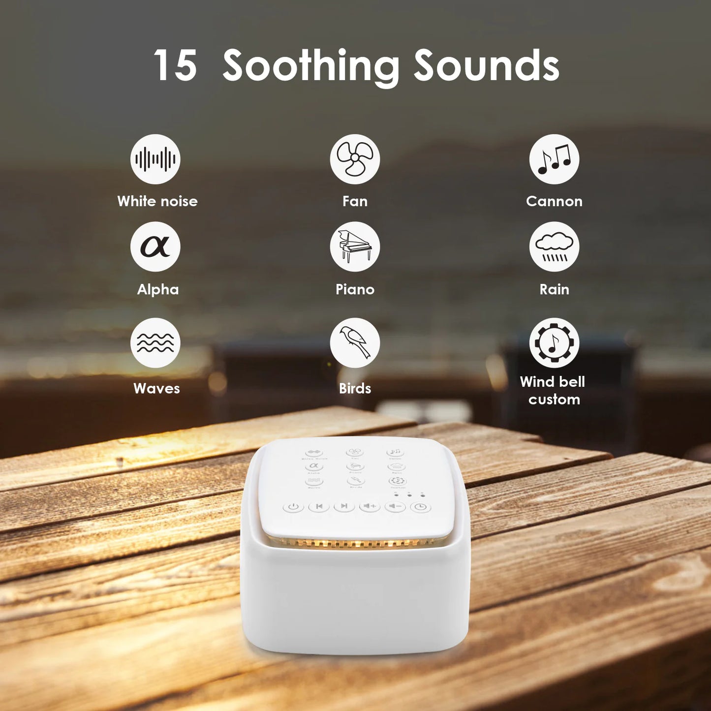 Portable White Noise Machine for Baby Sleep