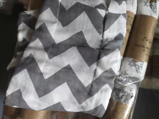 Soothing Muslin Swaddle Blanket – Calm & Breathable Comfort for Baby